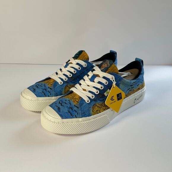 NWT CARIUMA Van Gogh Museum Wheatfield with Crows Sneakers - Picture 1 of 13